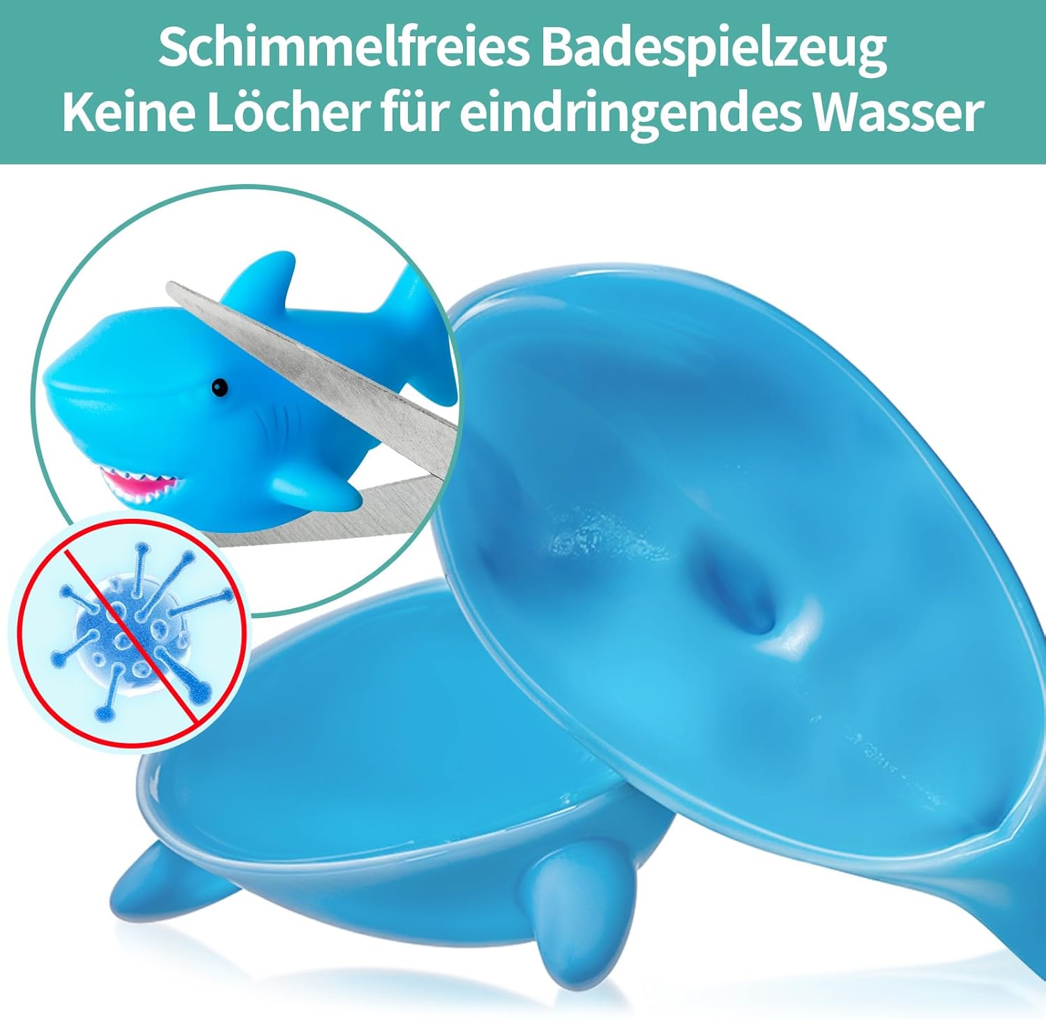 Detalle de Ohne Loch Badespielzeug 9-teilig für Kleinkinder