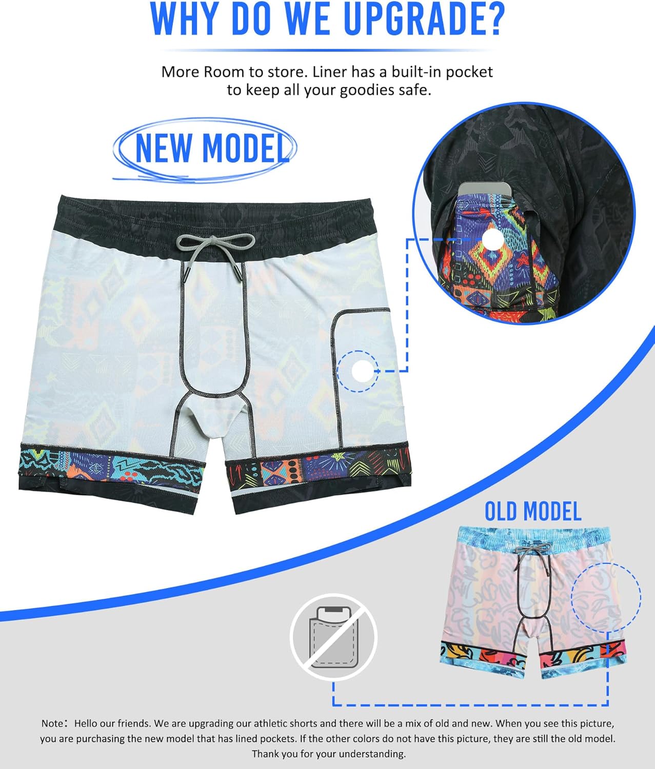 Detalle 1 de MaaMgic 5" Gym Running Shorts for Men