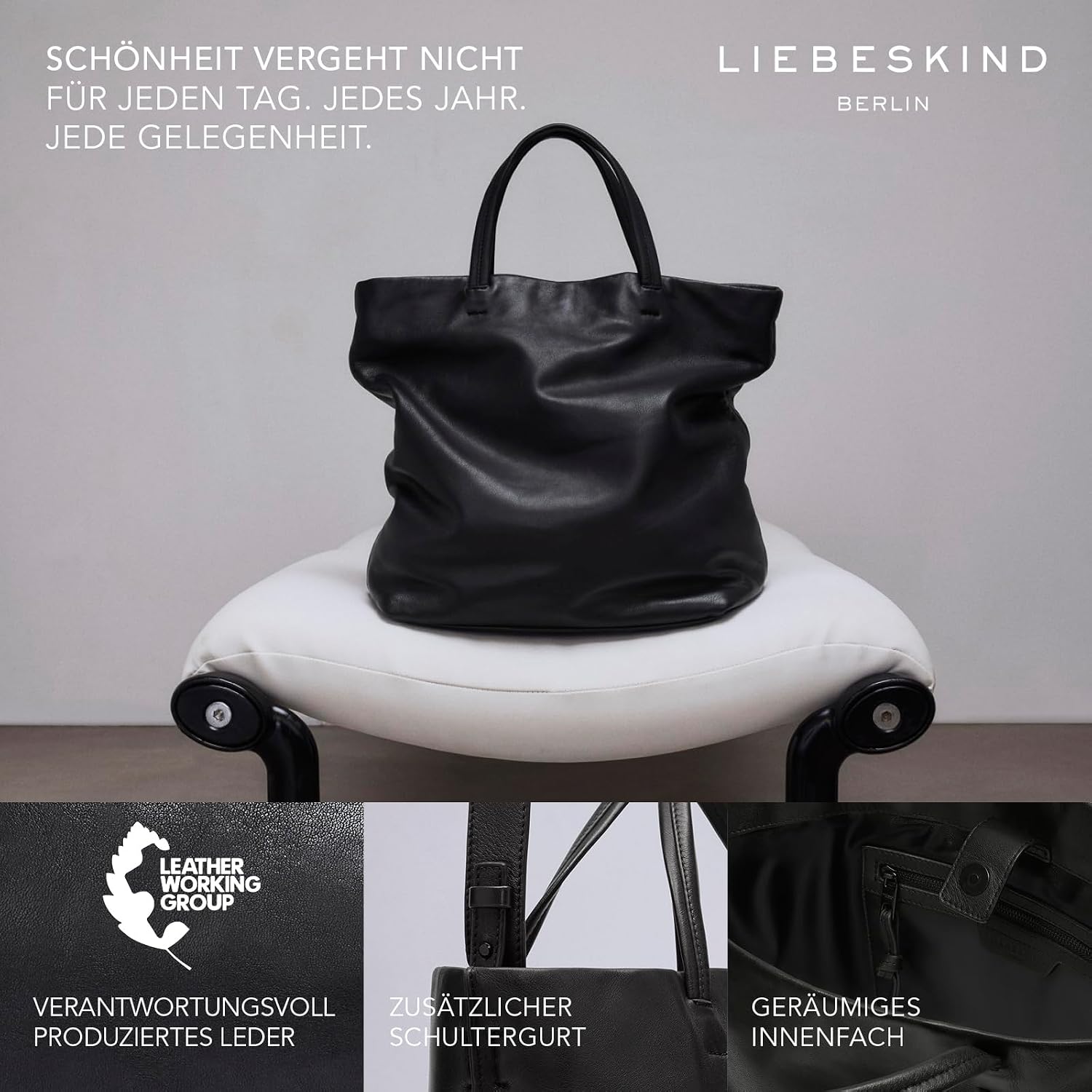 Thumbnail 2 de Liebeskind Damen L Hera Tote – stilvolle Glattleder-Tasche für die City