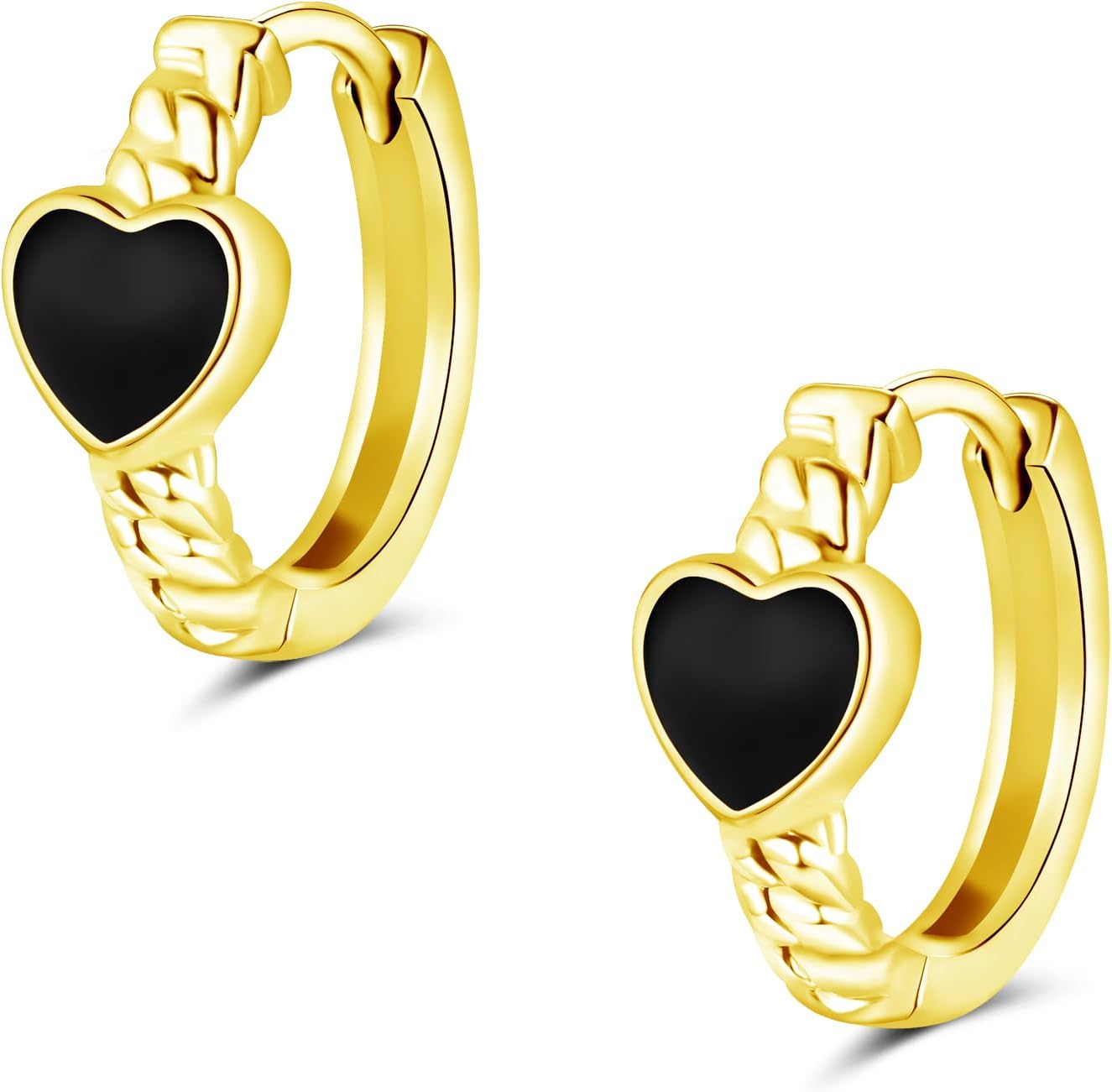 Detalle de Loutade Creolen Silber Damen Ohrschmuck 5A Zirkonia