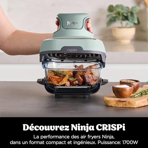 Detalle de Ninja CRISPi Air Fryer Design Compact 4 en 1 – FN101EUSG