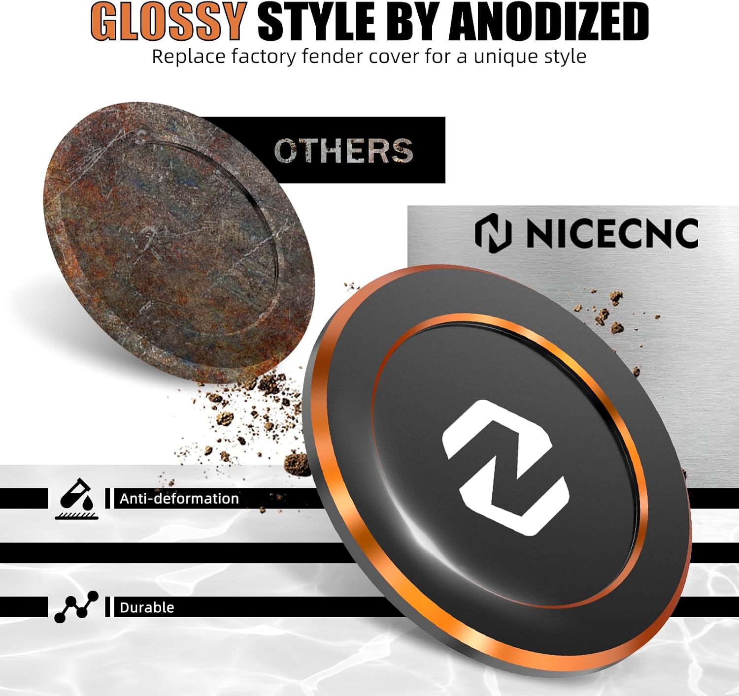 Detalle 2 de NICECNC Rear Fender Cover 6061 Aluminum