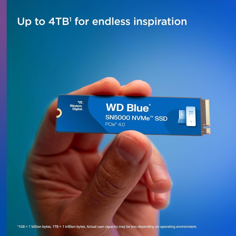 Thumbnail 2 de WD Blue SN5000 1TB SSD M.2 PCIe 4.0 NVMe