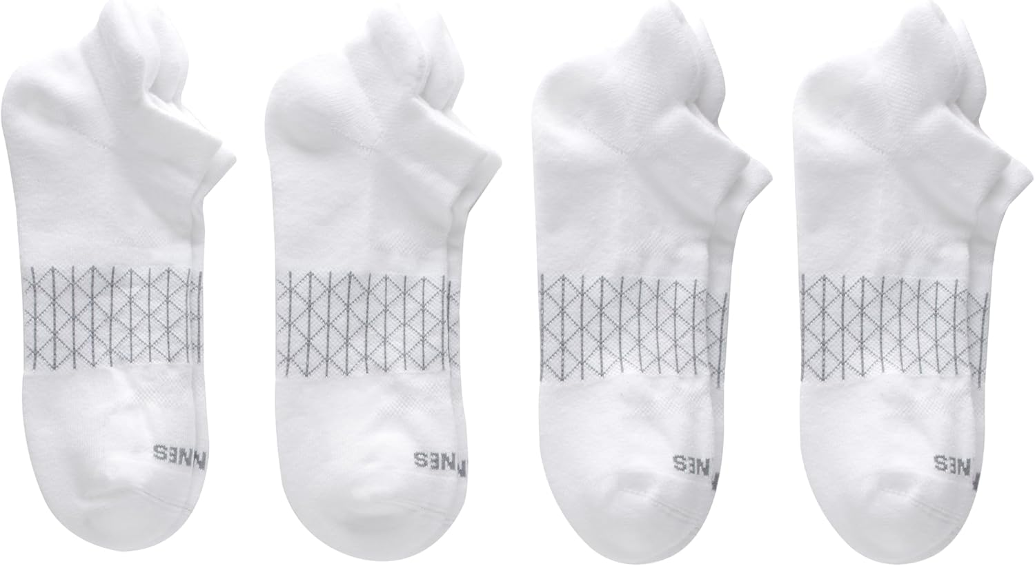Thumbnail 1 de Hanes Men's Absolute Comfort Cushioned Moisture-Wicking Socks (4 Pack) with Seamless Toe