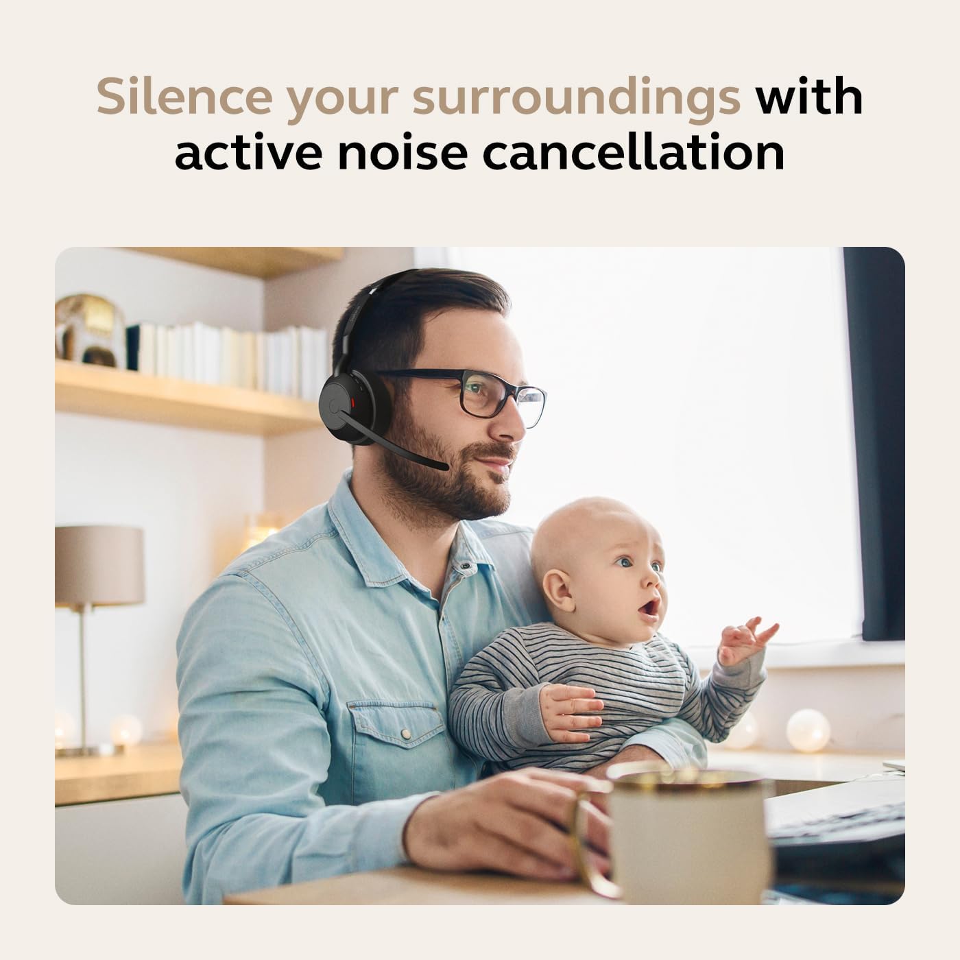 Detalle 2 de Jabra Evolve2 55 Mono Wireless Headset