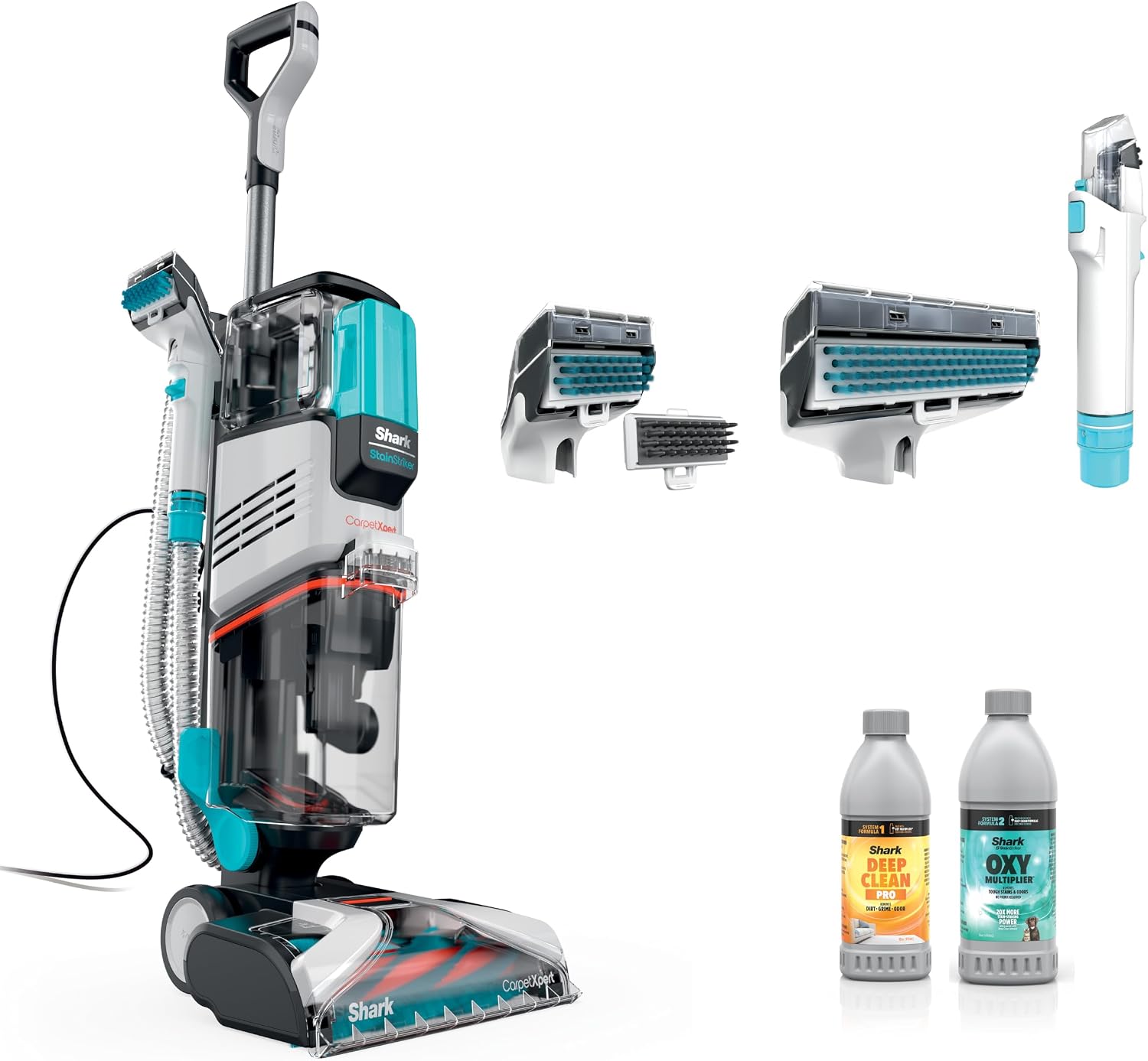 Detalle de Shark CarpetXpert EX201 Carpet & Upholstery Cleaner with StainStriker and 3 Tools