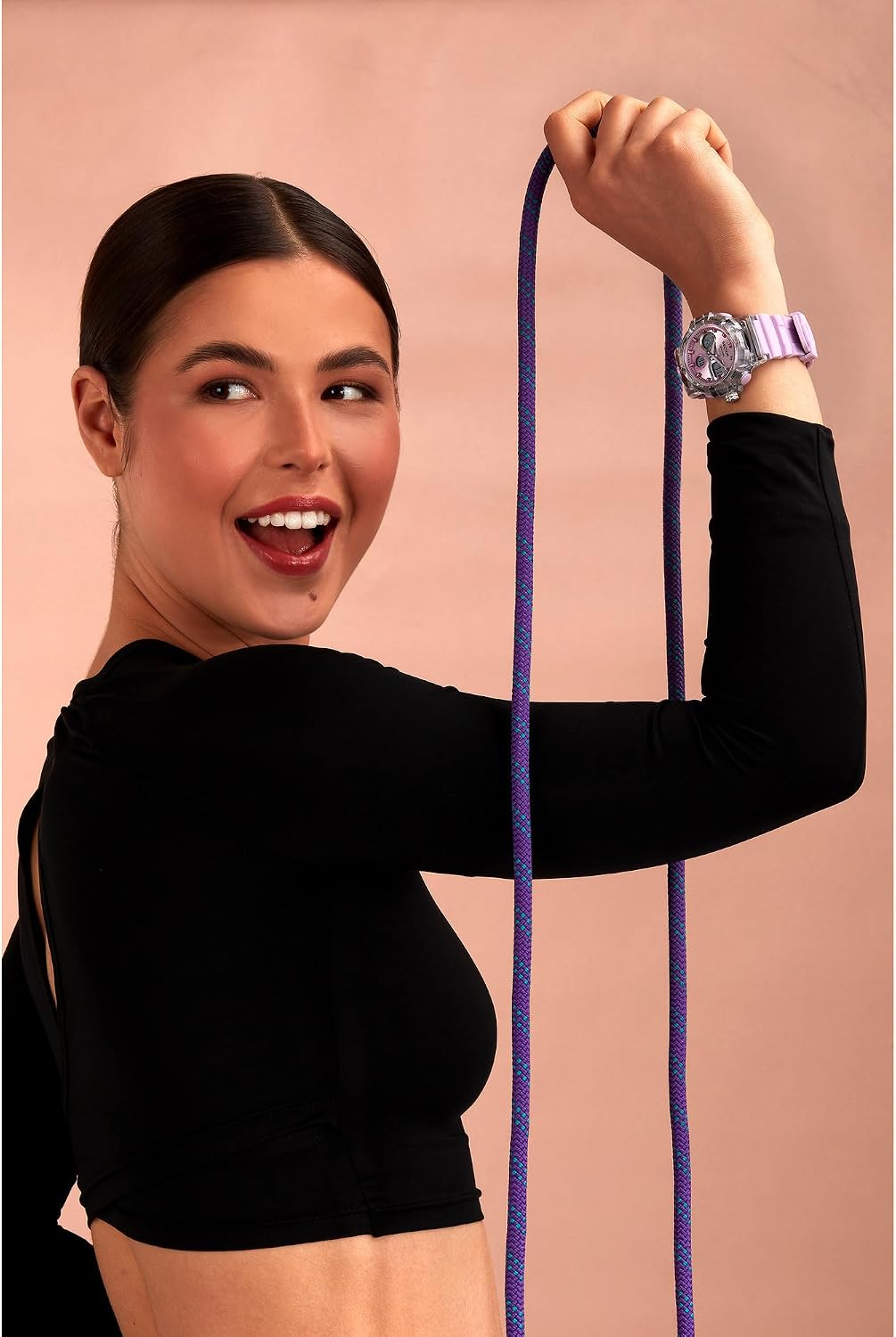 Detalle 2 de Sector No Limits Orologio Donna EXP-46, 43 mm Rosa – Orologio Digitale/Analogico in Plastica (R3251242501)