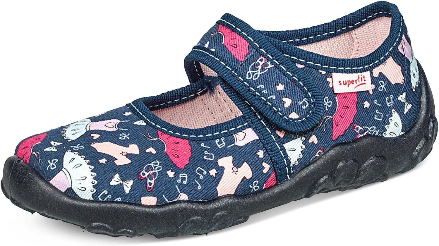 Thumbnail 6 de Superfit Mädchen Bonny Hausschuhe, Dunkelblau 8090, Gr. 36 EU Weit
