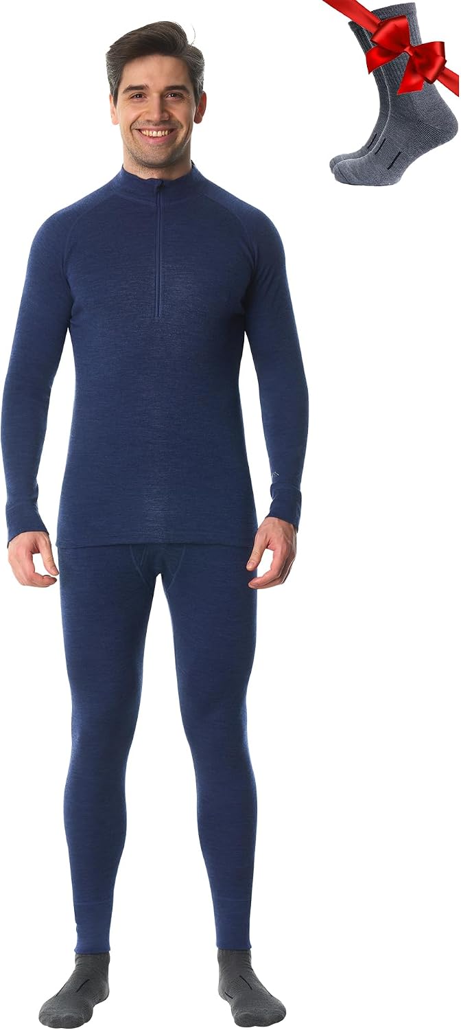 Detalle de Merino.tech 100% Merino Unterwäsche Set Herren