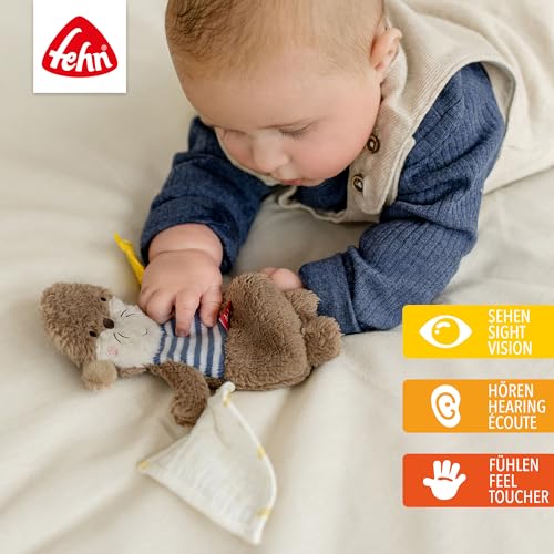 Detalle de Fehn Knister-Otter Theo – Activity-Rascheltier zum Greifen & Lauschen