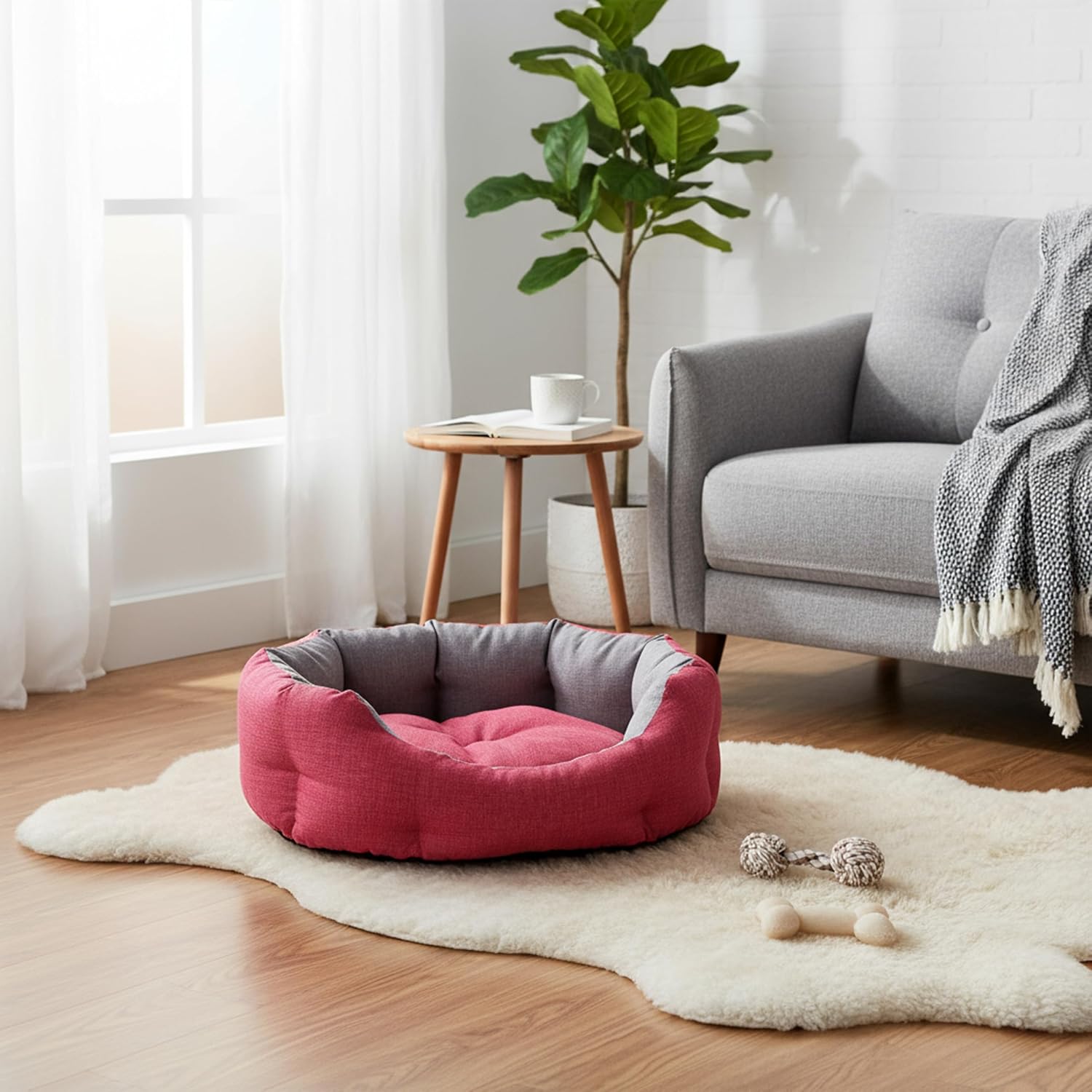 Detalle 2 de Baroni Home Cuccia in tessuto Taglia L 50x65 cm