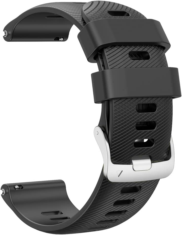 Detalle de ANBEST cinturino sportivo in silicone da 22 mm compatibile con Forerunner 255, Vivoactive 4, Venu 2 e altri smartwatch