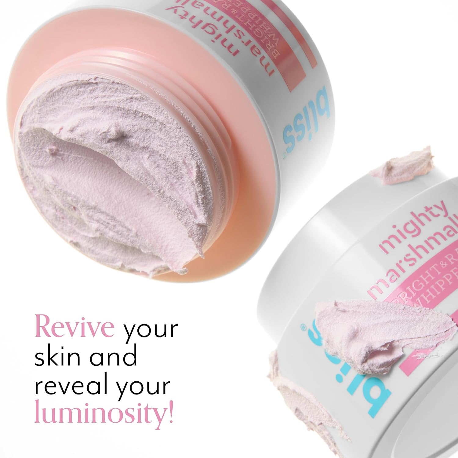Detalle 2 de Bliss 4345985990 Mighty Marshmallow Brightening Whipped Face Mask, 1.7 Oz