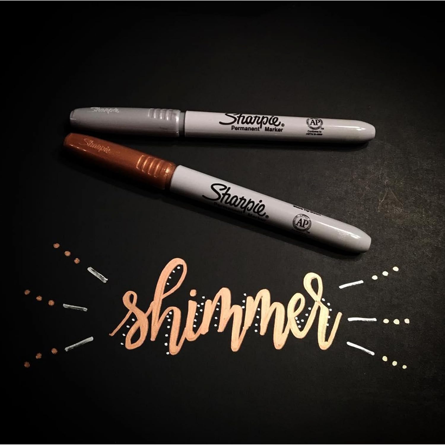 Thumbnail 6 de Stylo marqueur métallique Sharpie or 12