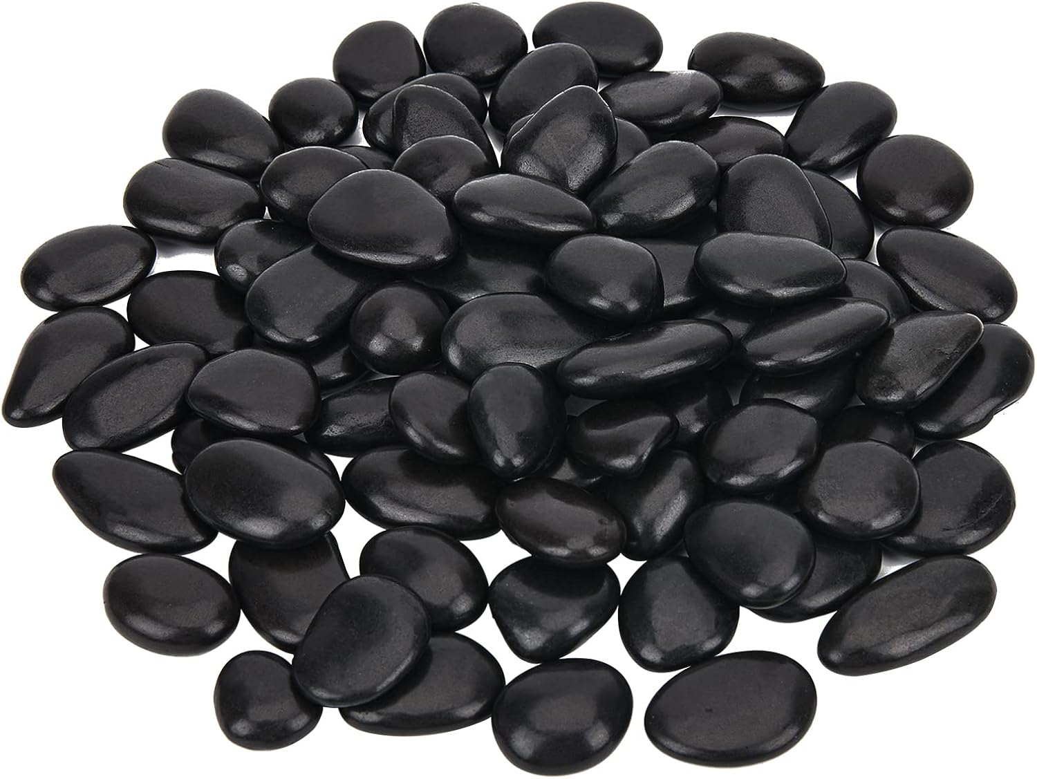 Thumbnail 5 de Hisredsun 3.96 lb Large Decorative Stones: Natural Polished River Rocks for Pots, Gardens and More