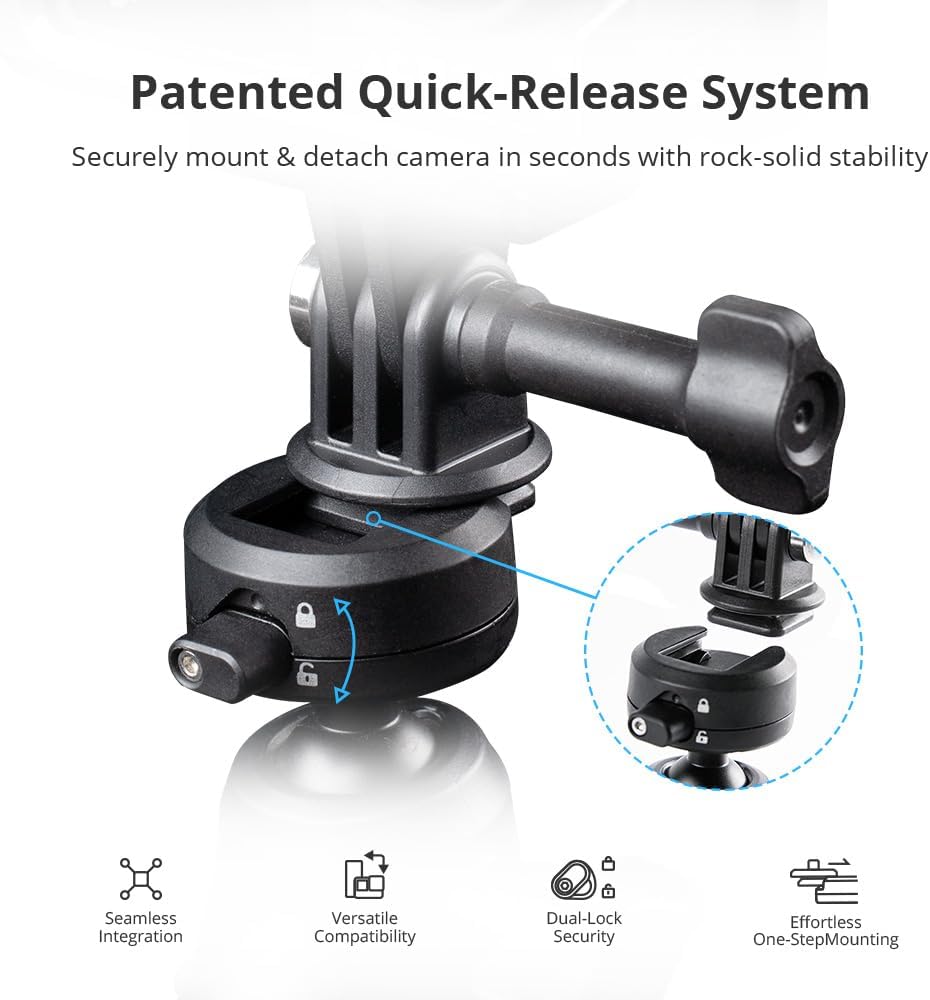 Detalle 2 de PGYTECH CapLock Support guidon 360°