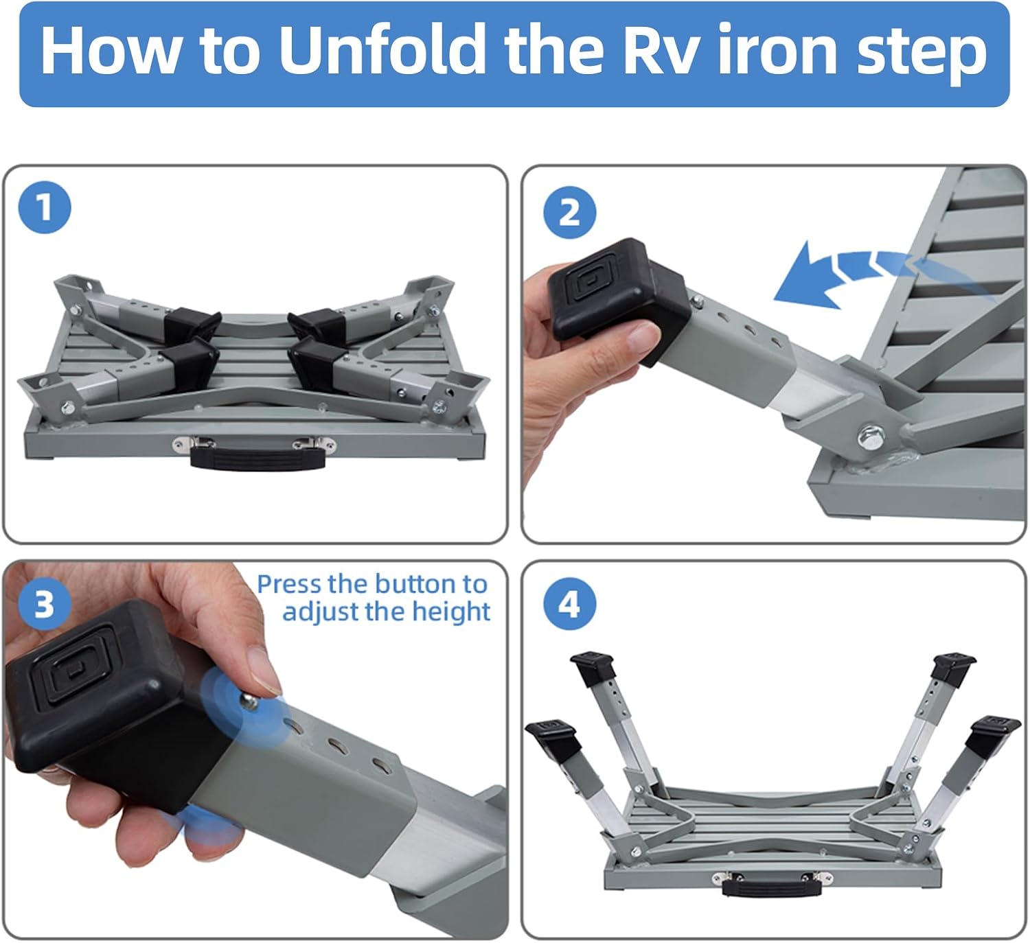Thumbnail 3 de Homeon Wheels RV Step Stool 1000 lb capacity