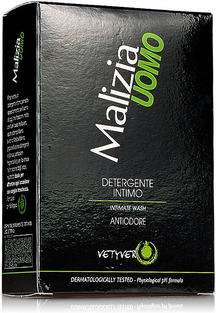 Detalle de Malizia Uomo Vetyver intieme zeep 200 ml met vetivergeur
