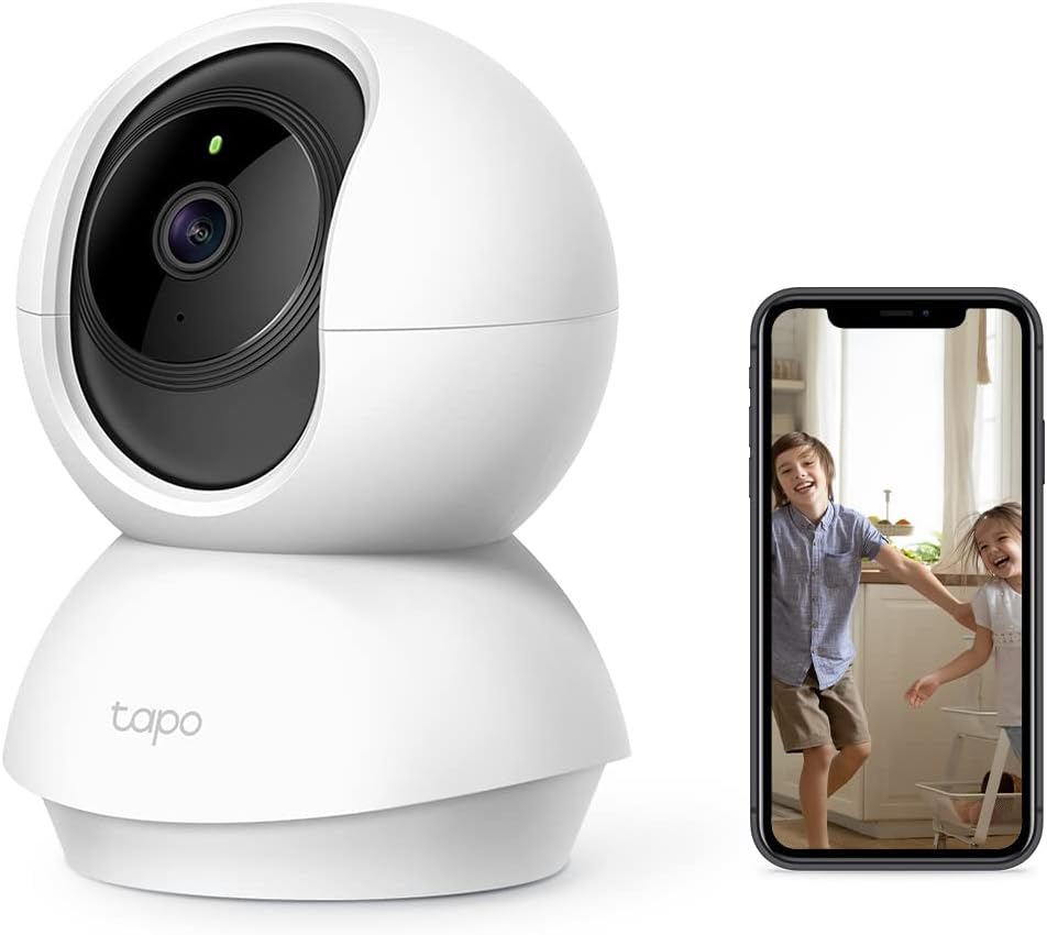 Thumbnail 6 de TP-Link Tapo C210P2 WLAN IP Kamera – 360° Schwenk- und Neigefunktion, 3 MP, 2-Wege-Audio, Lokaler Speicher im 2er-Set