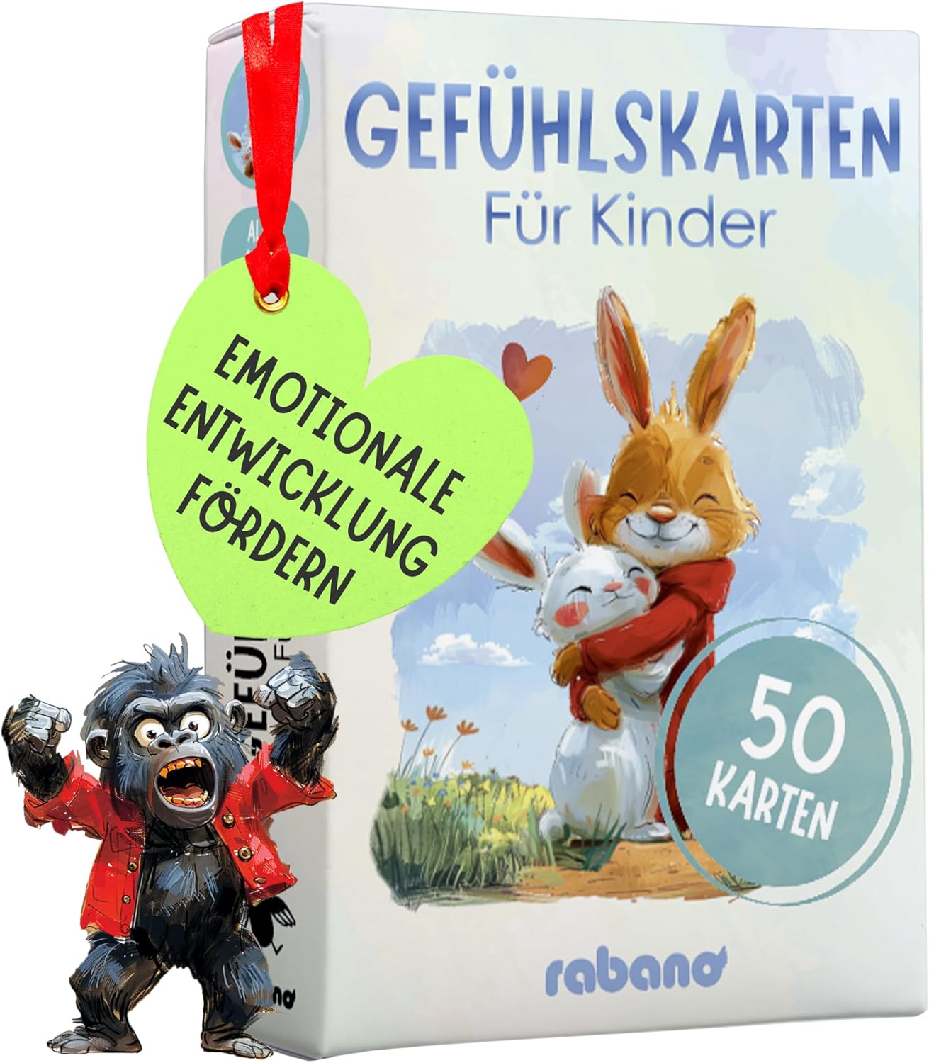 Detalle de Gefühlskarten für Kinder 50er-Set