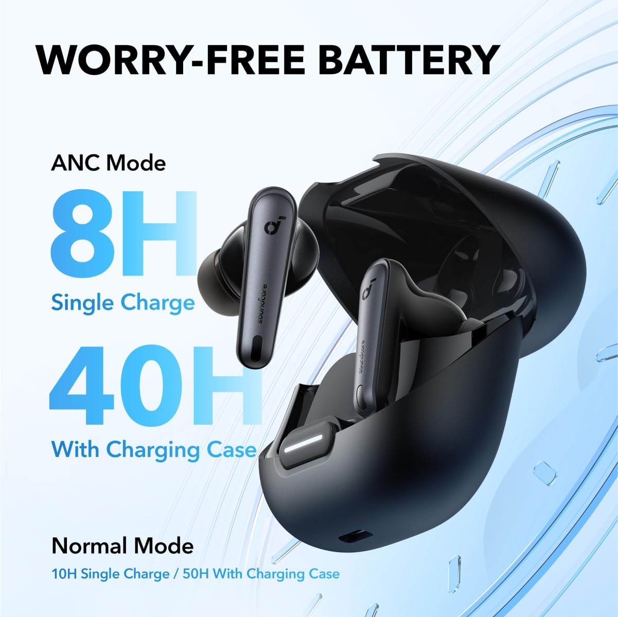 Thumbnail 4 de Soundcore Liberty 4 NC earbuds, 50H battery