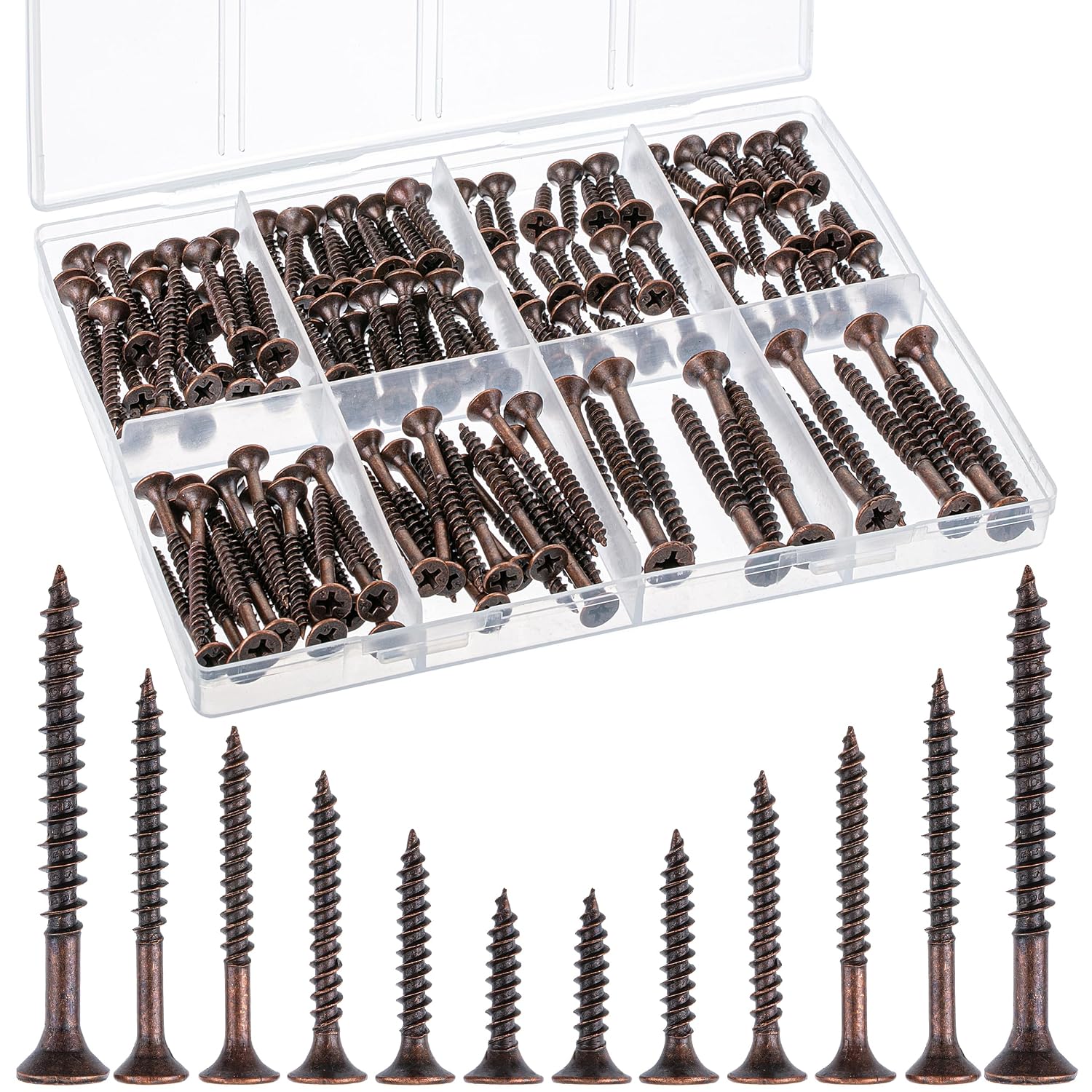 Detalle de Mr. Pen Wood Screw Assortment, 152 Pieces