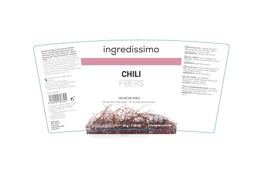 Detalle 2 de INGREDISSIMO Hilos de Chilli 45 g para decoración 🌶