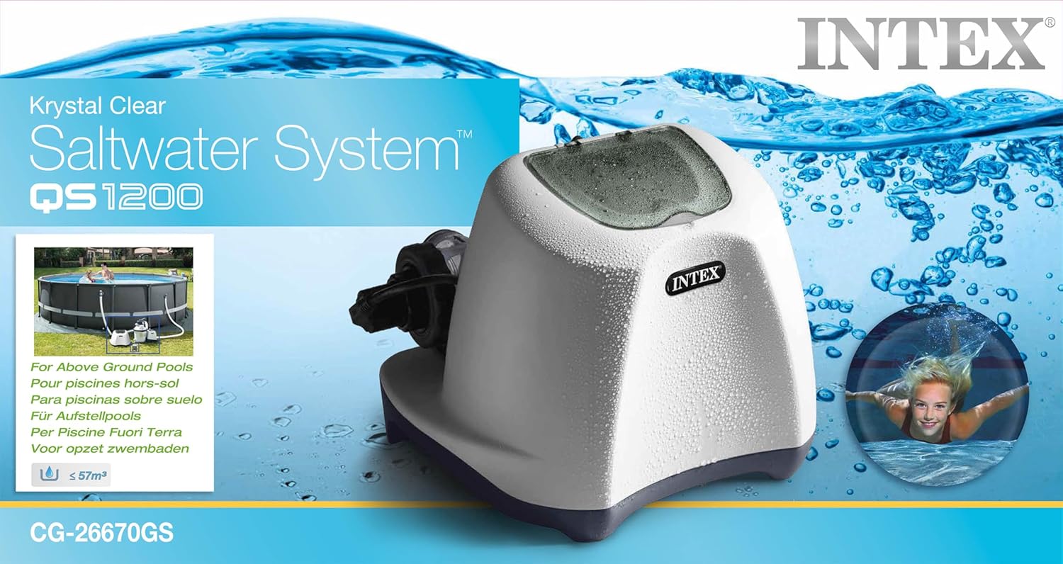 Thumbnail 3 de Intex 26670GS Saltwater System ECO6220G: sistema di clorazione per piscina (da valutare con pompa filtro compatibile)