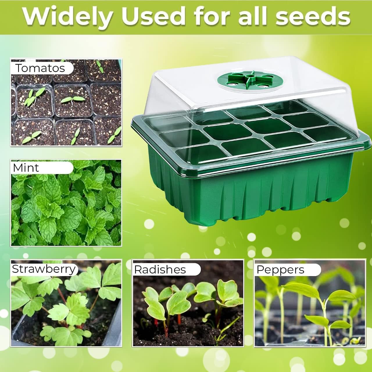Thumbnail 6 de NAMOTEK Seed Starter Kit 60‑Hole
