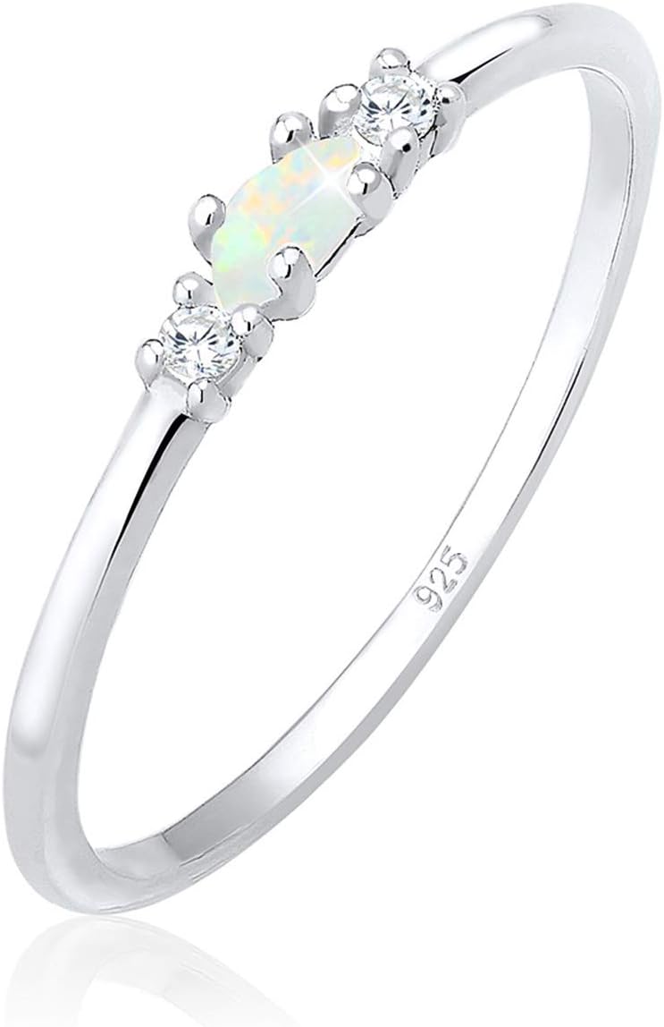 Elli Ring Damen Vintage 925 Silber