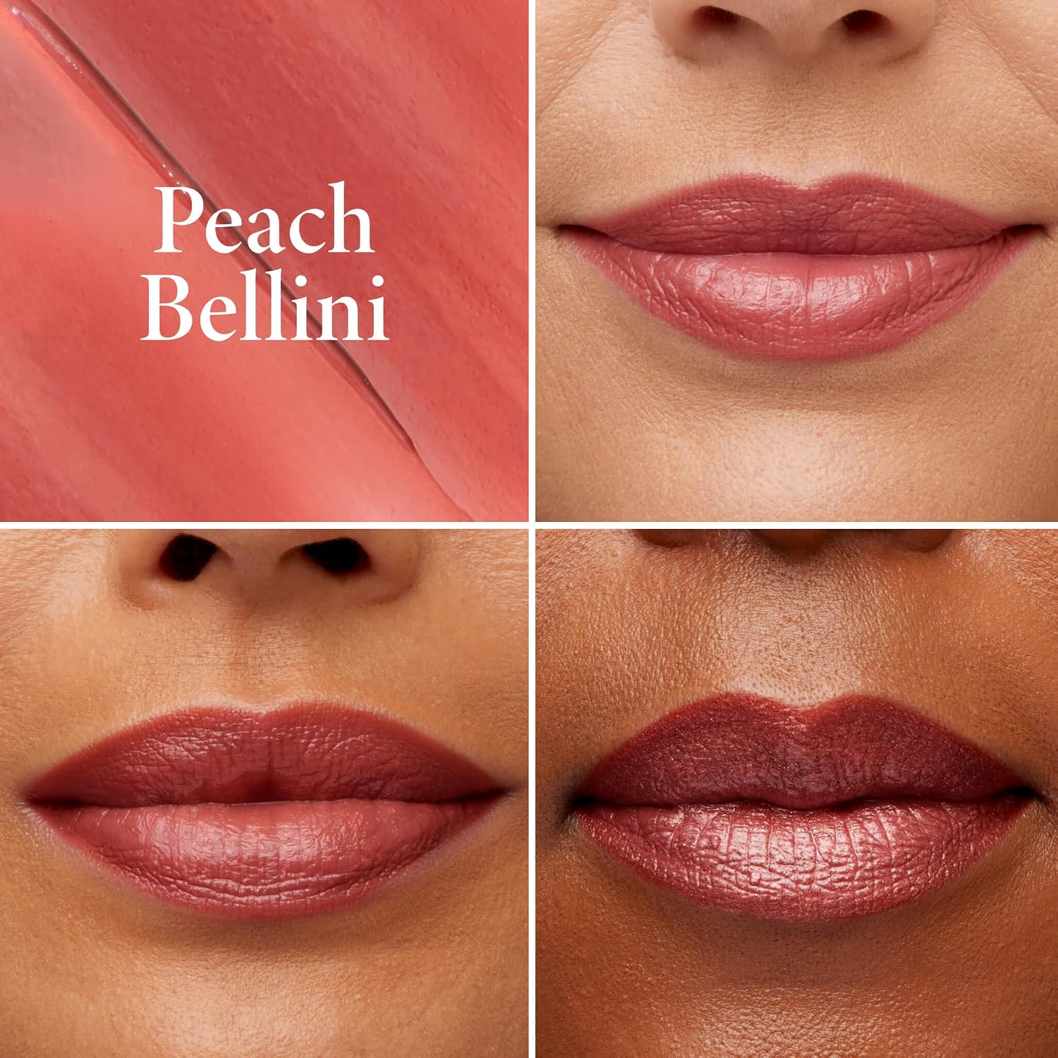 Detalle 2 de LAURA GELLER Italian Marble Sheer Lipstick, Peach Bellini, Hydrating Color