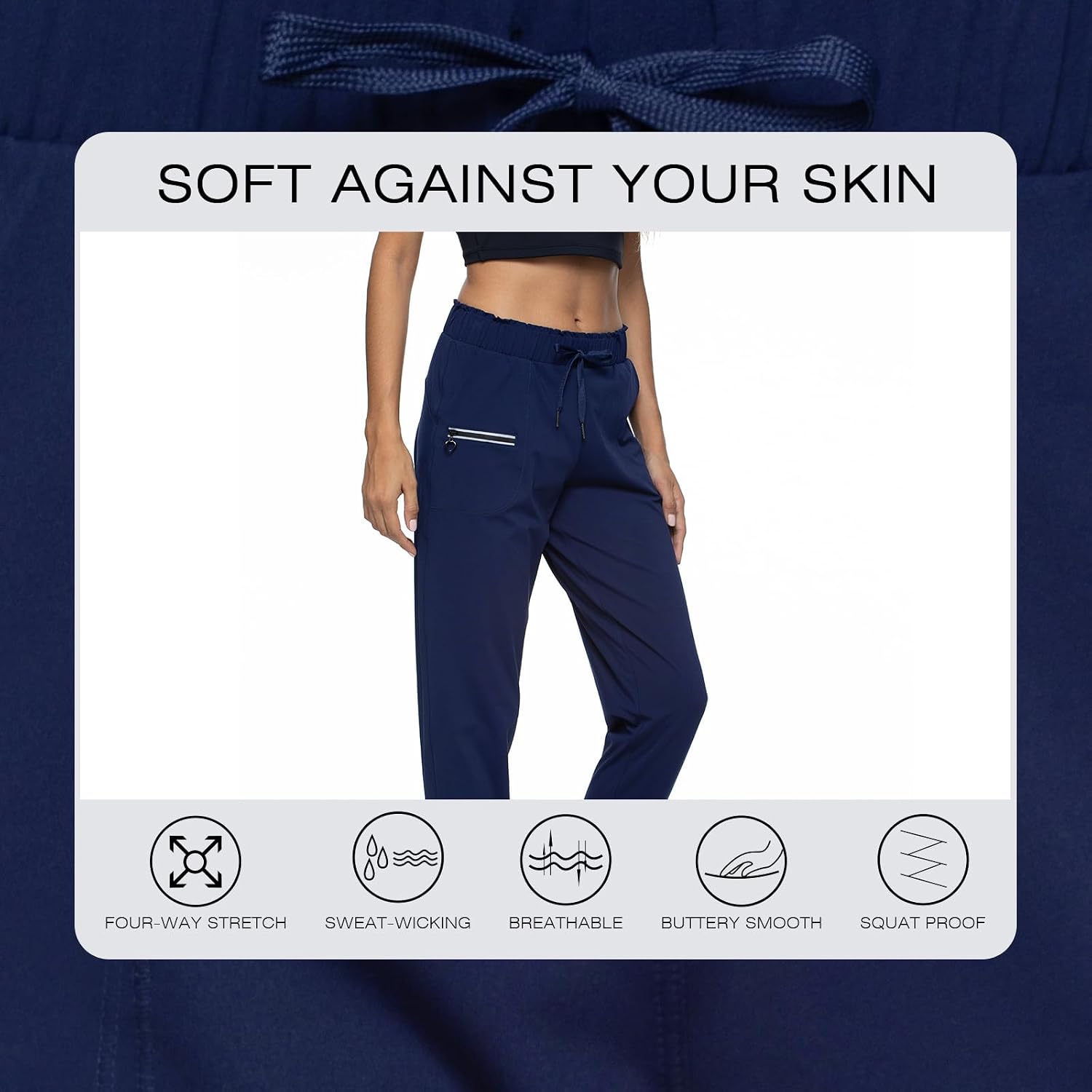 Detalle 2 de Haowind Joggers Women 80% Polyester