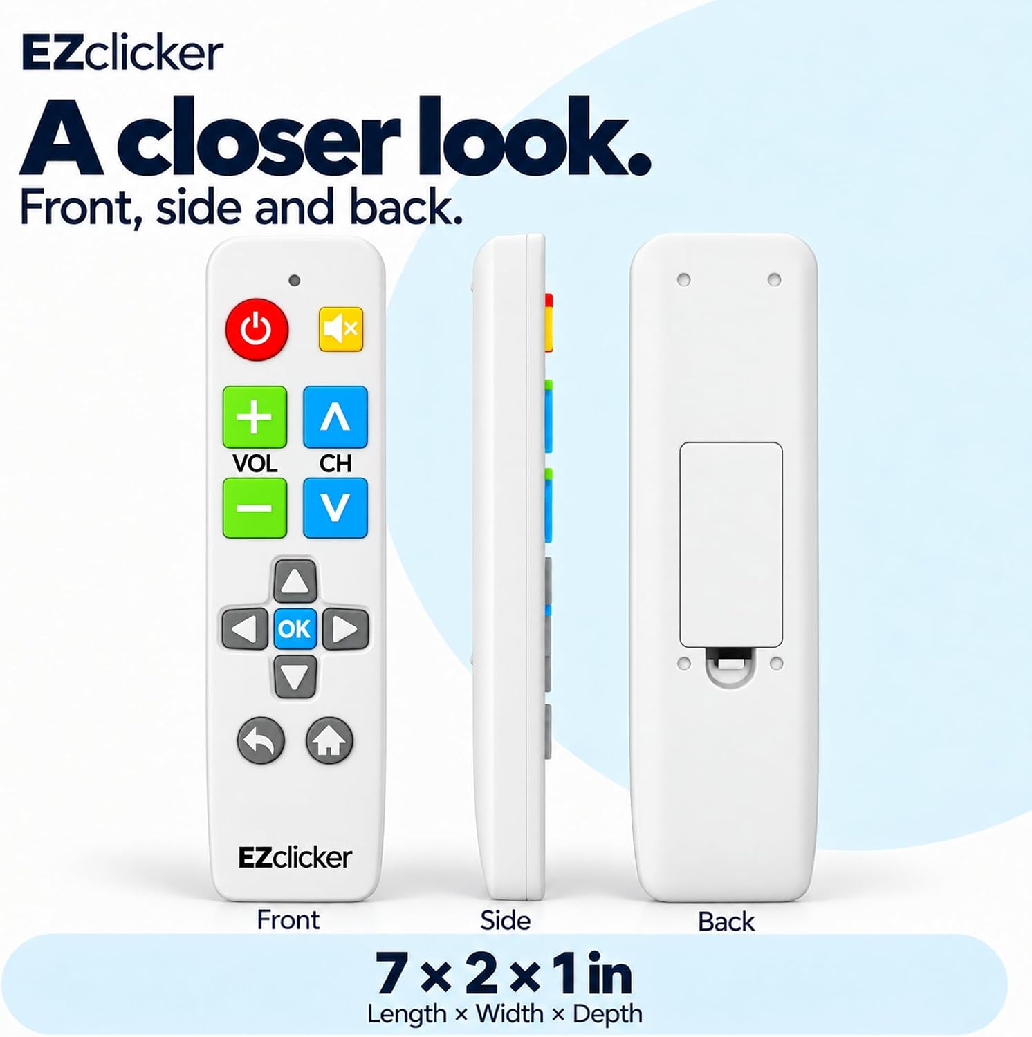 Thumbnail 6 de Samsung Replacement TV Remote with Big Button (White) for Samsung TVs
