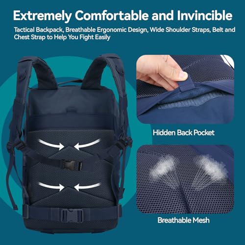 Thumbnail 6 de Delgeo Mochila Táctica 45L Militar: gran capacidad, MOLLE y diseño impermeable para outdoor