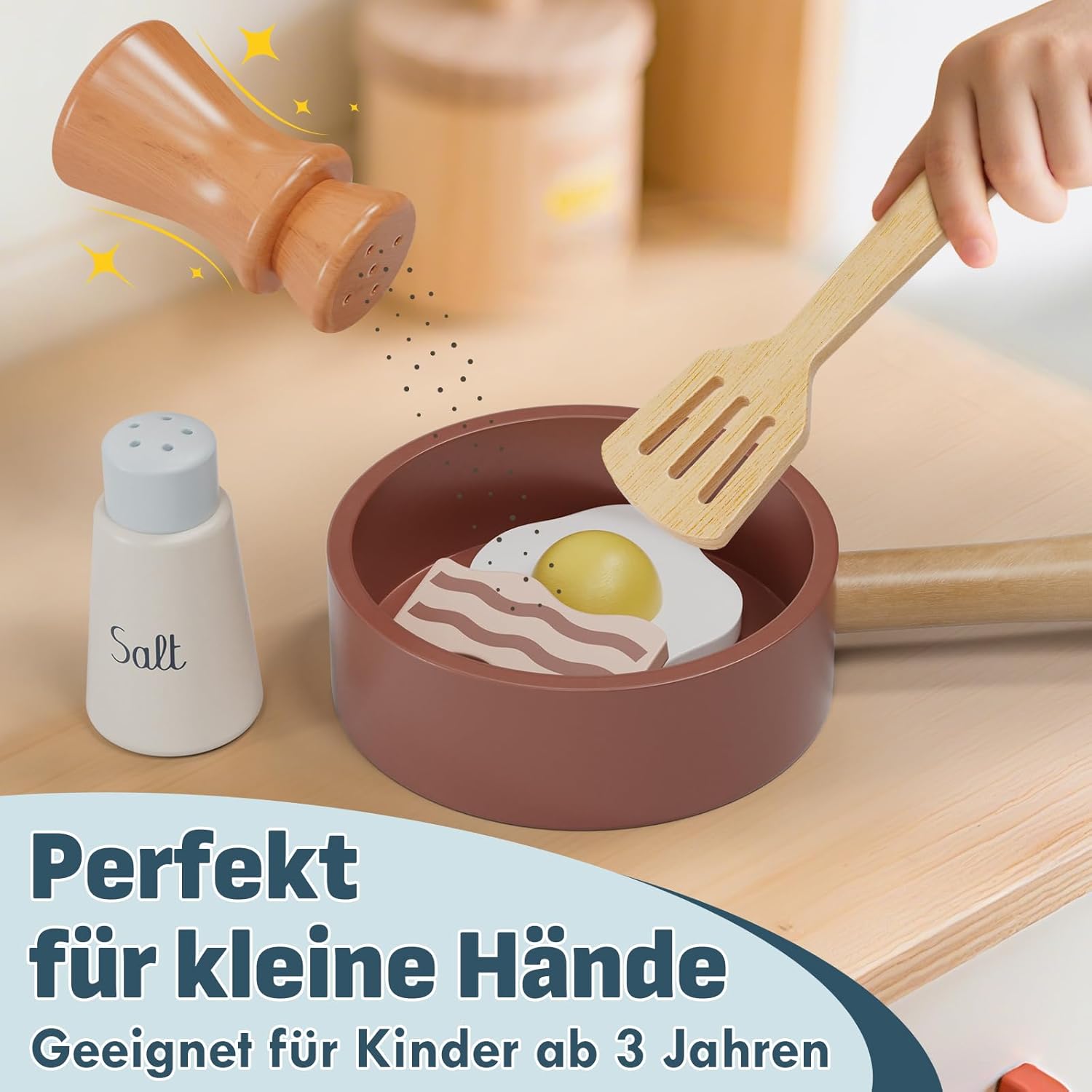 Thumbnail 4 de Lehoo Castle Kinderküche Zubehör Holzset