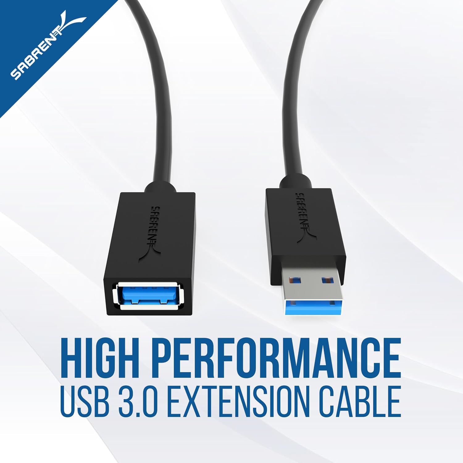 Detalle 2 de SABRENT 3ft USB 3.0 Extension Cable A-to-A