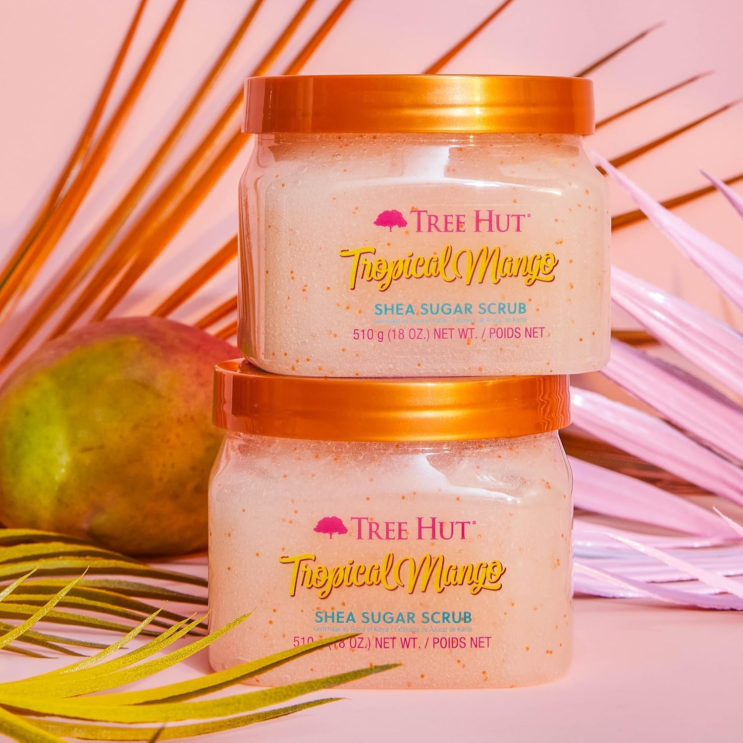 Thumbnail 4 de Tree Hut 700306 Tropical Mango Body Scrub, 18 oz Sugar Exfoliator