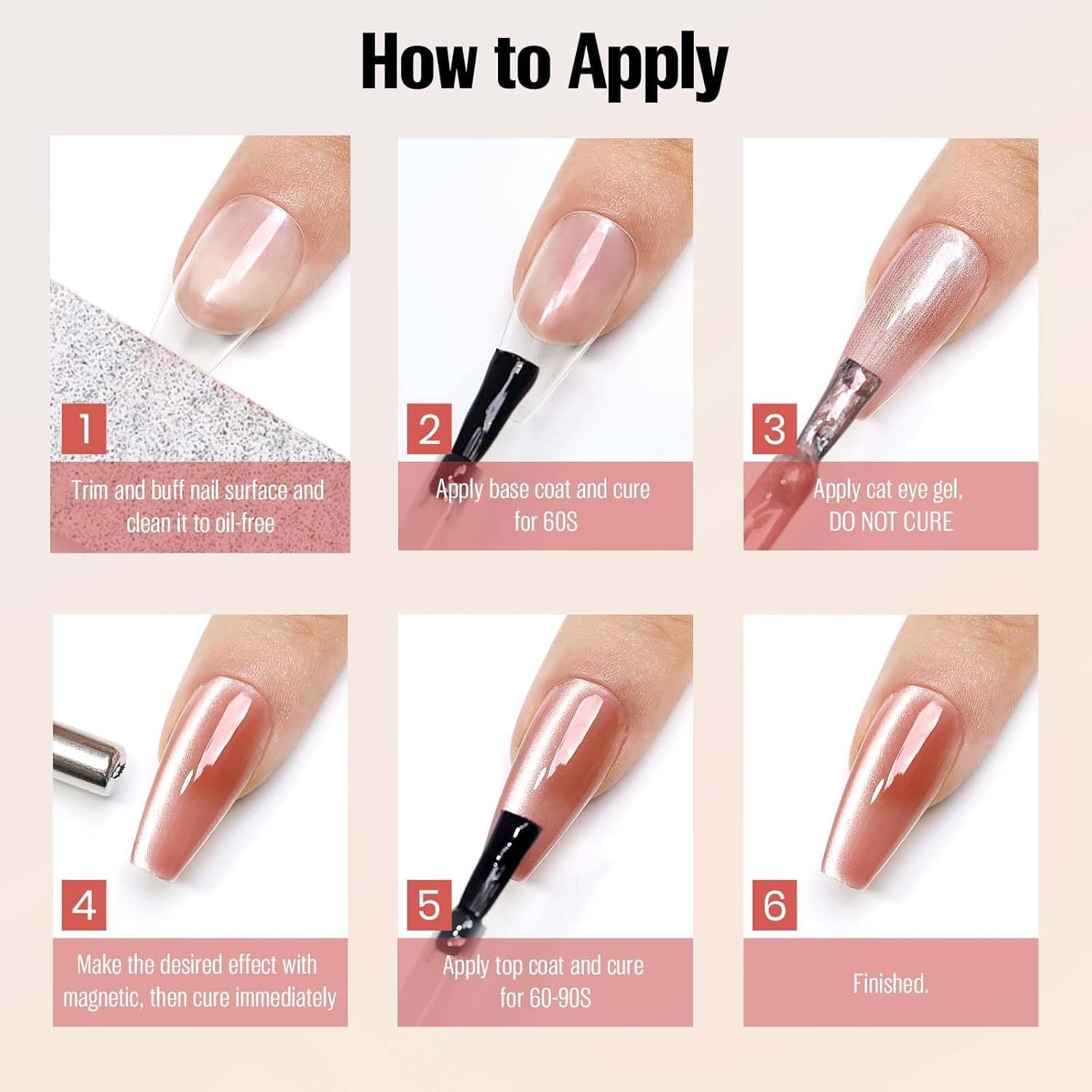 Thumbnail 6 de Senvenski Gelatina Vetro Cat Eye semipermanente con magnete, marrone scuro 15 ml