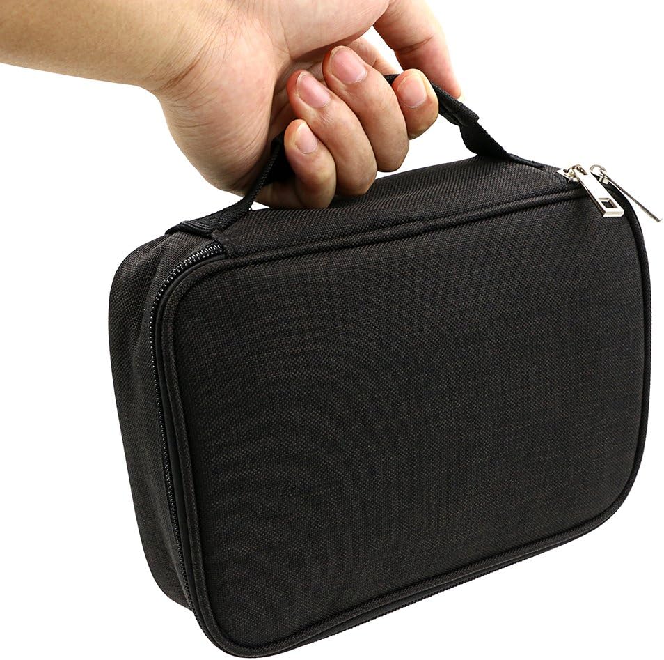 Thumbnail 6 de IGNPION Large Pen Pencil Case Stationery Pouch Bag Case for School/College/Uni. – Sleeve Detachable, Black