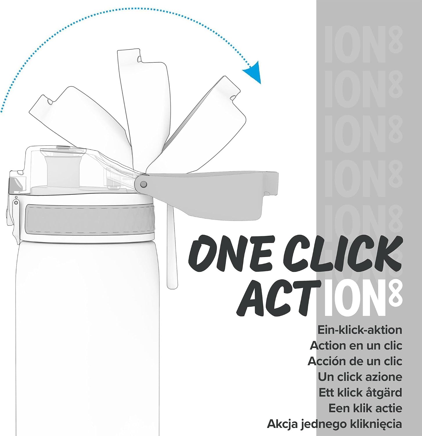 Detalle de ion8 Borraccia 1L 🥤