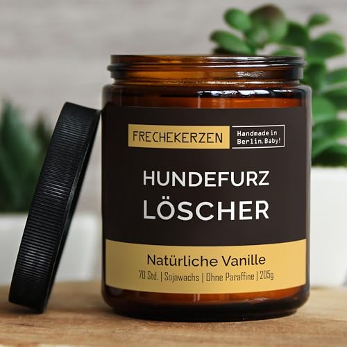 Thumbnail 7 de PräsenteEnte Duftkerze für Hundefans aus Sojawachs, Vanille, in Geschenkbox