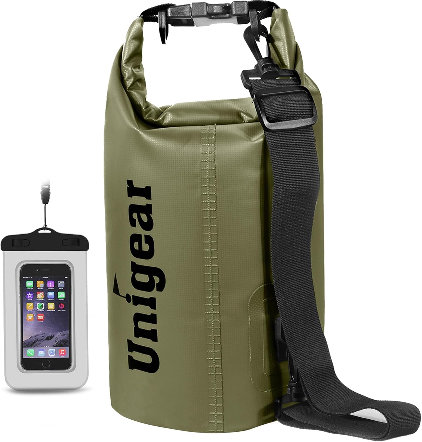 Detalle de Unigear Dry Bag 20L wasserdichter Packsack
