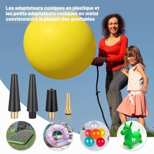 Thumbnail 4 de Hejo 33 Pièces Embout Pompe à Vélo — Kit polyvalent pour valves AV/SV/DV et ballons