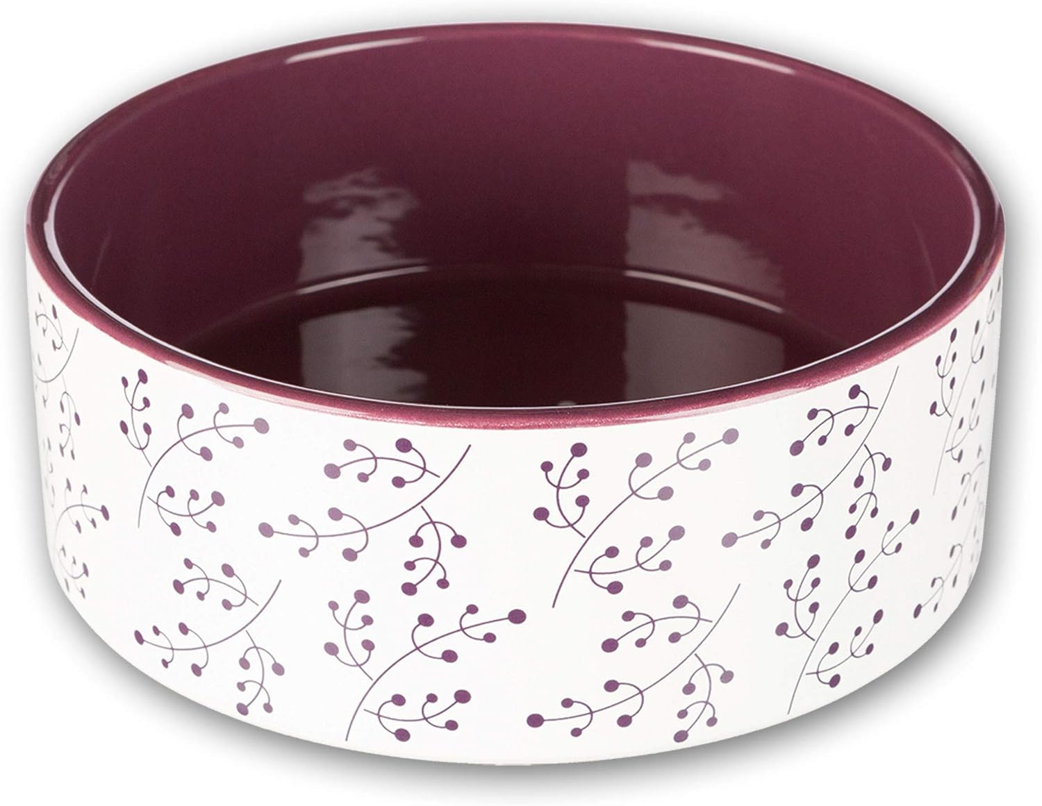 Detalle de Trixie Ceramic Bowl with Paw Prints for Dogs – 1.4 Litre, 20 cm