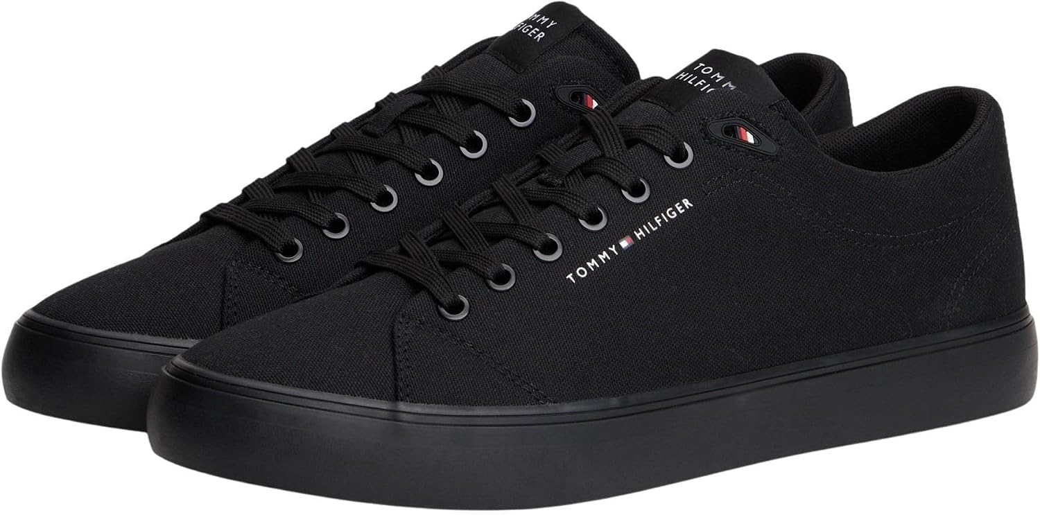 Detalle de Tommy Hilfiger Herren Harlem Core II CVS Low Top – Sneaker mit zeitlosem Stil