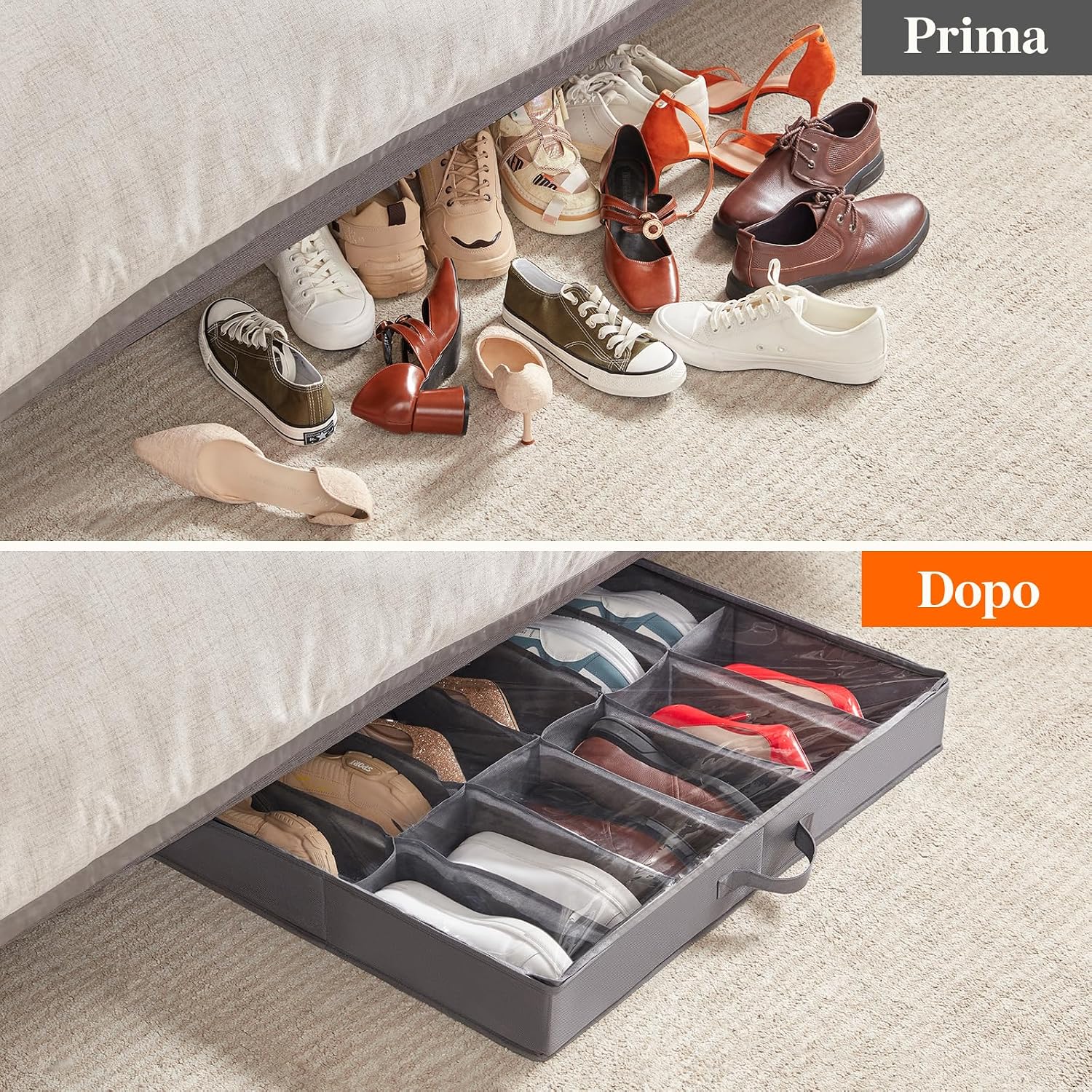 Thumbnail 4 de Lifewit Scatole per Scarpe 24 Paia con Finestra
