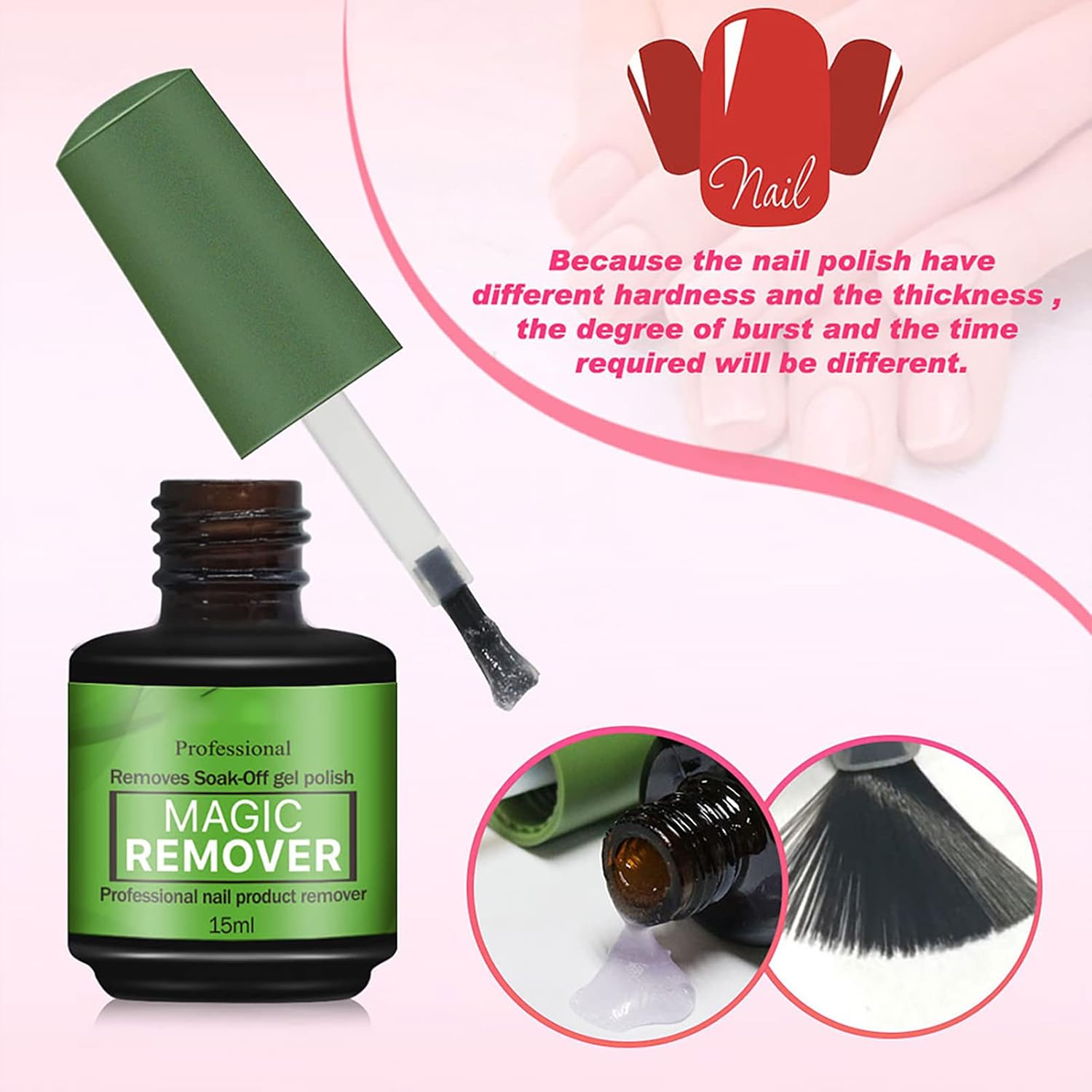 Thumbnail 6 de Dissolvant Gel 15 ml pour vernis