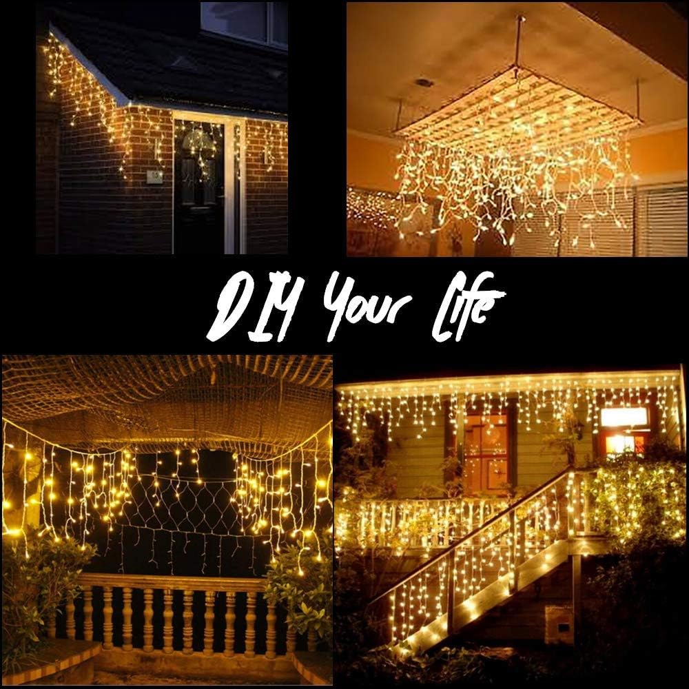 Detalle de Toodour Icicle Lights, 360 LEDs