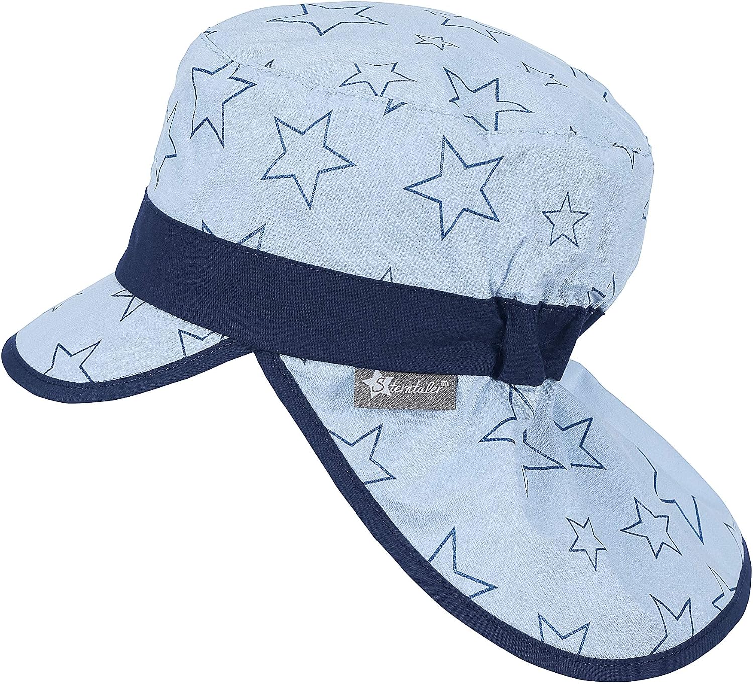 Thumbnail 1 de Sterntaler Chapeau avec visière et protège-cou, Argenté — Protection légère et confort pour les tout-petits
