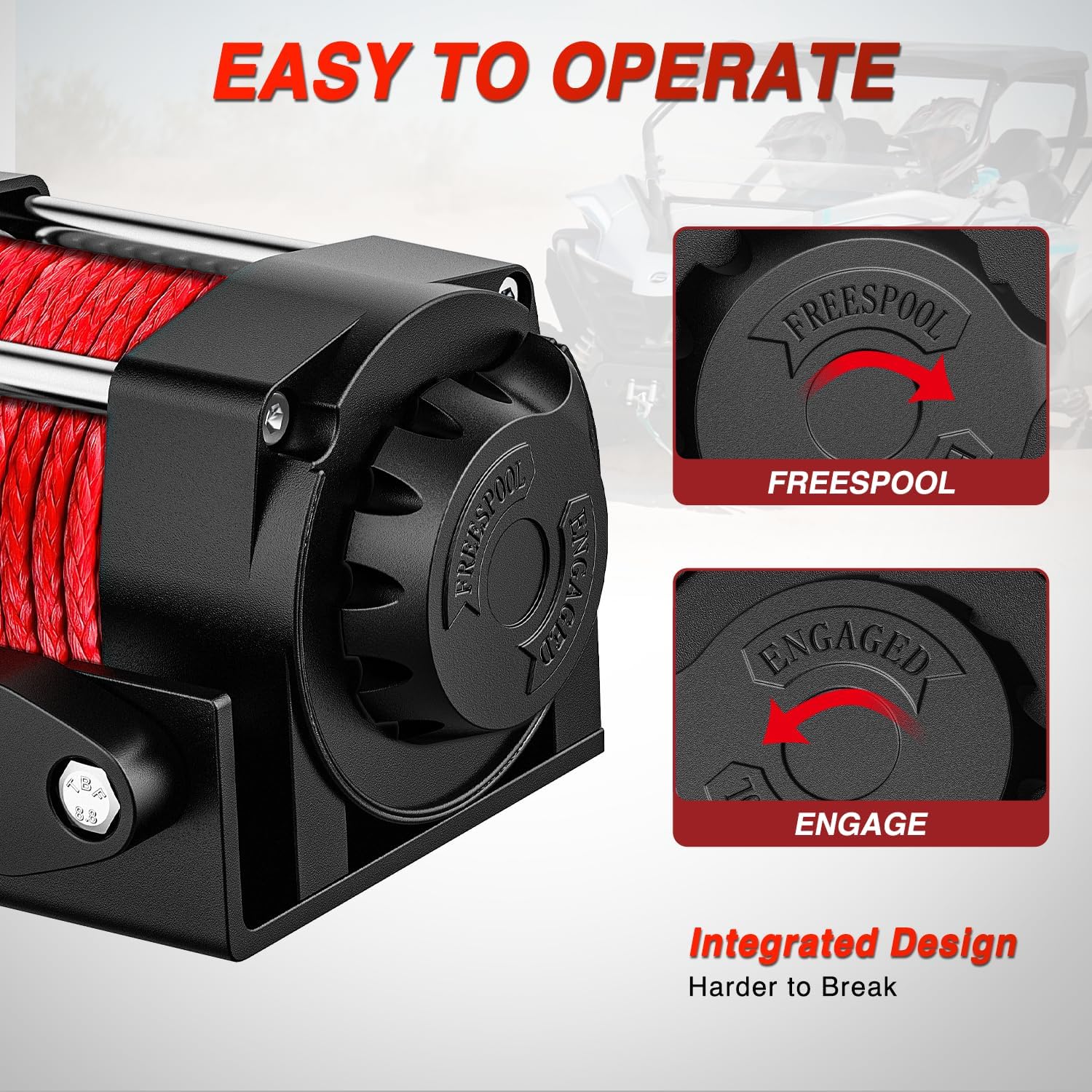 Thumbnail 4 de Nilight 3500 lbs ATV Winch 3500 lb capacity